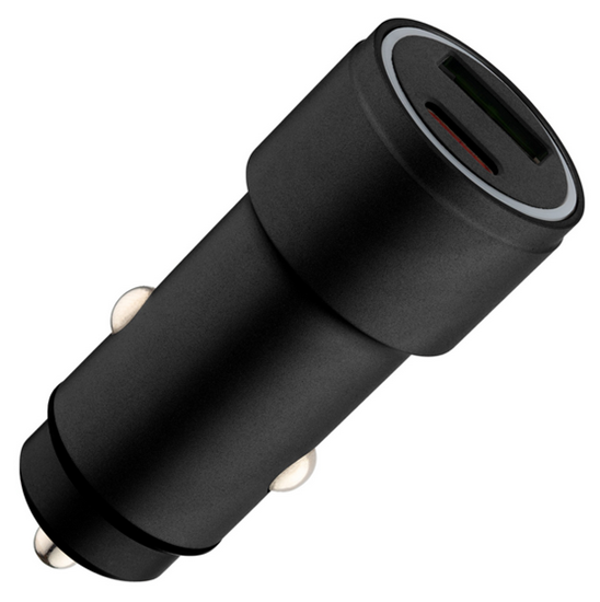 Picture of Qualo QLS-AC-38 Aluminum Car charger 38W / USB-C / USB-A