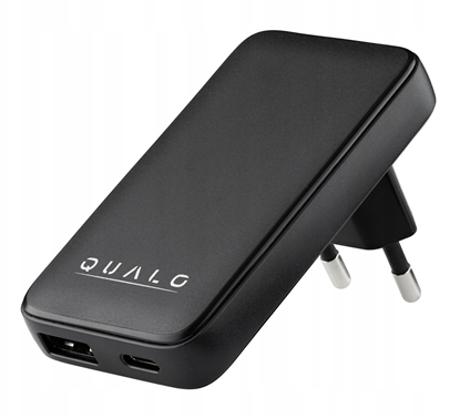 Picture of Qualo QLS-GN-US-AC-45-01 GaN Ultra Slim GaN Charger USB-C / 45W