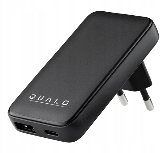 Picture of Qualo QLS-GN-US-AC-45-01 GaN Ultra Slim GaN Charger USB-C / 45W