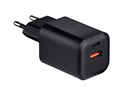 Attēls no Qualo QLSN-CA-45-01 Nano PD Network Charger Adapter USB-C / USB-A / 45W