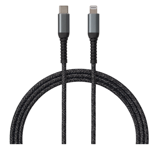 Picture of Qualo QRC-CL-01 USB-C / Lightning 2.4A Cable 1m