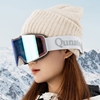 Picture of Qunature Qunature Pink Frameless Ski Goggles - Pink