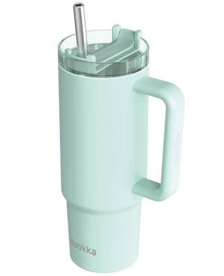 Picture of Quokka Stream - Kubek termiczny ze stali nierdzewnej 950 ml ze somk (Turquoise)