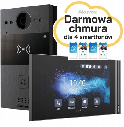 Изображение R20A+S562 Wideodomofon IP, zestaw jednorodzinny Akuvox