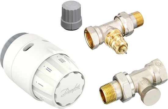 Picture of Radiator thermostat set, straight DANFOSS, RAS-C2+RA-FN+RLV-S 15 S, 013G5184