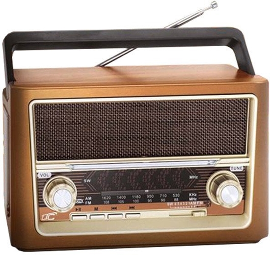 Picture of Radio przenone LTC ELMA RETRO Bluetooth USB latarka