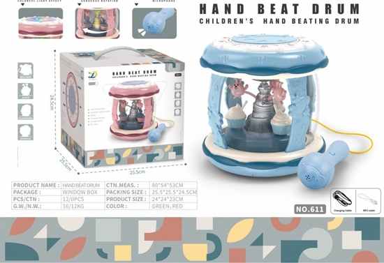 Picture of Ramiz Bbenek z mikrofonem dla dzieci 18m+ Interaktywna multikostka + karuzela + panel dwikowy