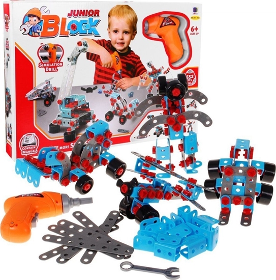 Picture of Ramiz Klocki Majsterkowicza 550 elementów Wkrtarka