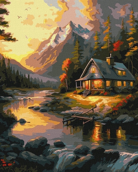 Picture of Ramiz Zestaw Malowanie Po Numerach 40x50cm Zoty Zachód Soca