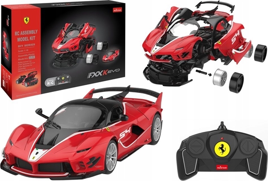 Picture of Rastar Klocki Konstrukcyjne Auto Rastar 1:18 Ferrari FXXK EVO Czerwone 88 Elementów