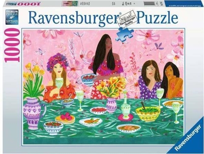 Изображение Ravensburger Puzzle 1000el Dziewczyskie niadanie 171316 RAVENSBURGER p5