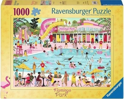 Picture of Ravensburger Puzzle Park Flamingo 1000 elementów