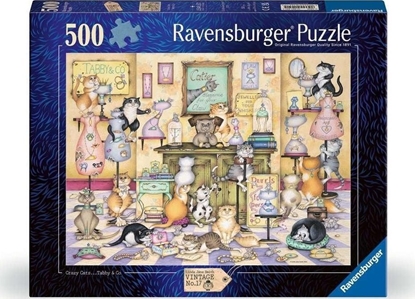 Attēls no Ravensburger Puzzle Szalone koty 500 elementów