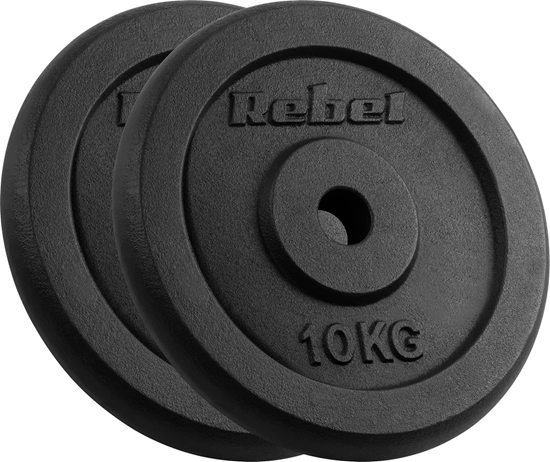Picture of Rebel Active RBA-2129 Obcienie eliwne zestaw 2 x 10 kg