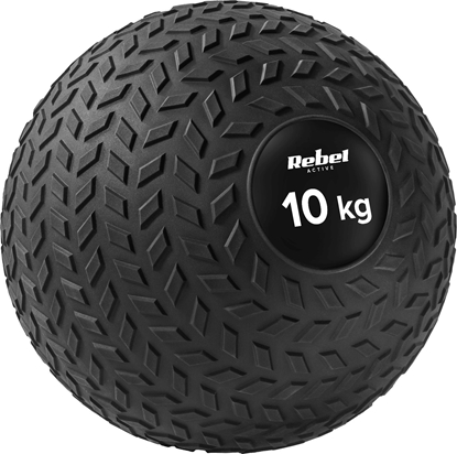 Attēls no Rebel Maa pika lekarska do wicze rehabilitacyjna Slam Ball 23cm 10kg, REBEL ACTIVE