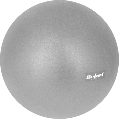Attēls no Rebel Mini pika gimnastyczna do pilates rehabilitacyjna 25cm z pompk rczn, kolor szary , REBEL ACTIVE
