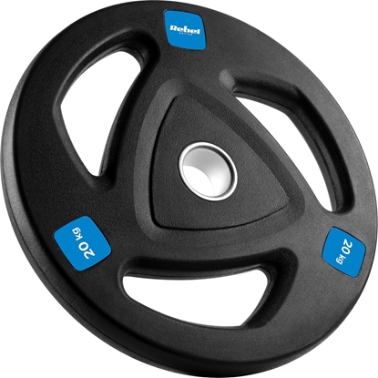 Attēls no Rebel Obcienie eliwne gumowane 20kg, otwór olimpijski 51mm,  REBEL ACTIVE