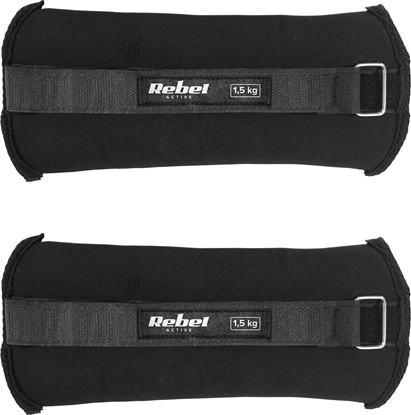 Attēls no Rebel Obciniki na kostki i nadgarstki 2x1.5kg, REBEL ACTIVE