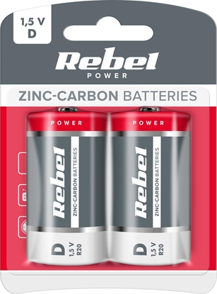 Picture of Rebel Power Bateria Greencell D / R20 2 szt.