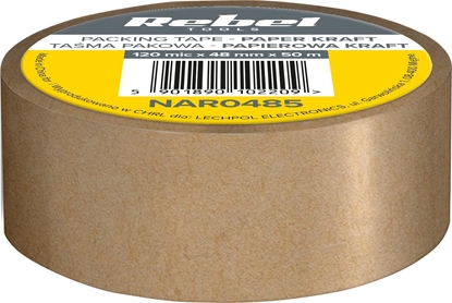 Attēls no Rebel Tama pakowa papierowa kraft REBEL (120mic x 48 mm x 50 m)