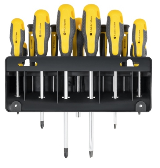 Picture of Rebel Tools Ergonomisko Skrūvgriežu komplekts | 11 gab. | Skrūvgriežu organaizers