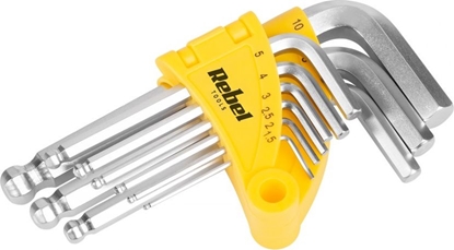 Picture of Rebel Zestaw kluczy ampulowych 9 szt.
