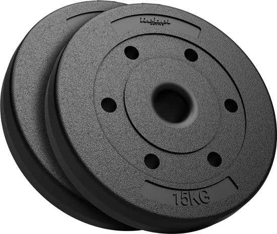 Picture of Rebel Zestaw obcie bitumicznych 2x15kg, otwór 51mm - do sztang olimpijskich, REBEL ACTIVE