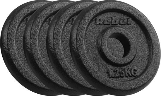 Picture of Rebel Zestaw obcie eliwnych 4x1.25kg, otwór 31mm, talerz klasyczny, REBEL ACTIVE