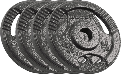 Picture of Rebel Zestaw obcie eliwnych 4x2.5kg, otwór 31mm, talerz z uchwytami, REBEL ACTIVE