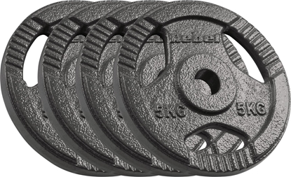 Picture of Rebel Zestaw obcie eliwnych 4x5kg, otwór 31mm, talerz z uchwytami, REBEL ACTIVE