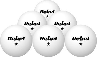 Picture of Rebel Zestaw pieczek do tenisa stoowego * , materia ABS, 6 szt, REBEL ACTIVE