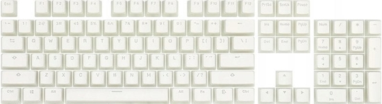 Picture of Redragon A130 PBT Doubleshot Keycaps (A130 White)