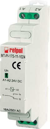 Attēls no Relpol Przekanik instalacyjny MT-PI-17S-11-5024 1P 16A 24V AC (858792)