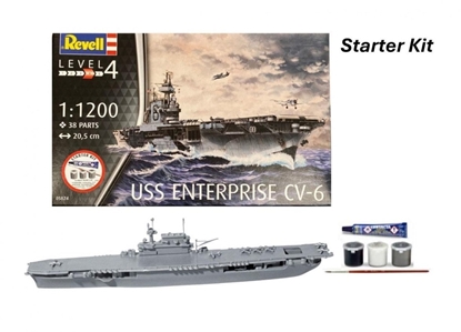 Picture of Revell Starter Kit - USS Enterprise CV-6