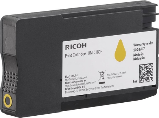 Изображение Ricoh Ricoh Ink 408520 / C180Y Yellow