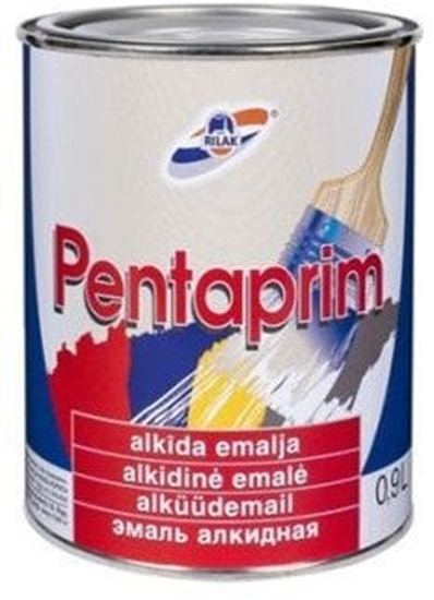 Изображение Rilak ALKYD ENAMEL PAINT PENTAPRIM WHITE 0.9L