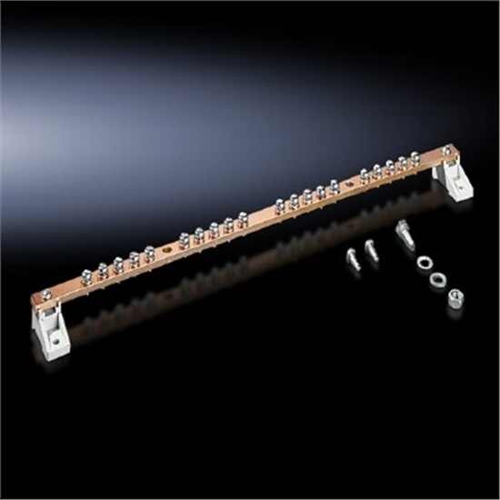 Picture of Rittal Erdungsschiene TS horizontal HxL 5x450mm B15mm