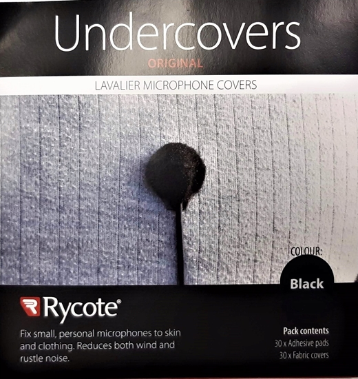 Изображение Rycote Rycote Undercovers, Black - 30 pieces+30 Stickies