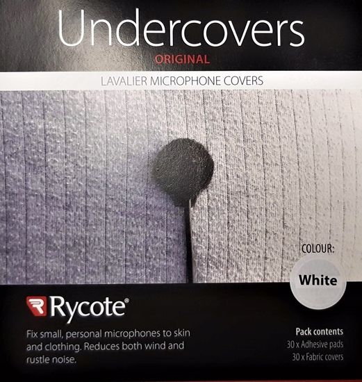 Picture of Rycote Rycote Undercovers, White - 30 pieces+30 Stickies