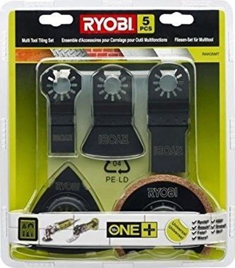 Изображение Piederumu komplekts Ryobi RAK05MT; 5 gab.