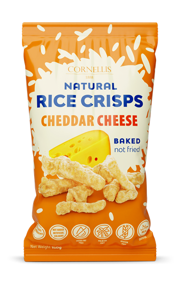 Picture of Rīsu uzkoda CORNELLIS 1888, ar čedara siera garšu, 150g