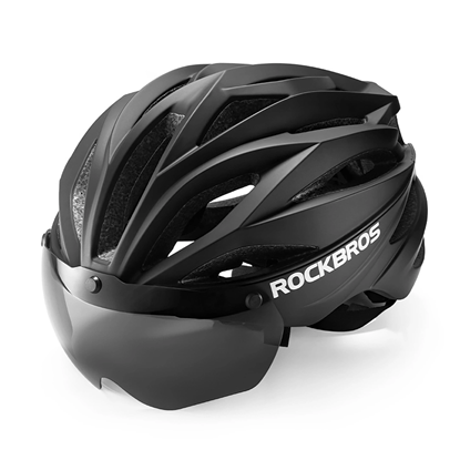 Attēls no Rockbros Bike Helmet with Visor, Detachable UV Pro