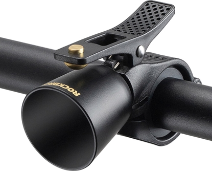 Изображение RockBros Nowoczesny dzwonek rowerowy kierunkowy dwik - czarny