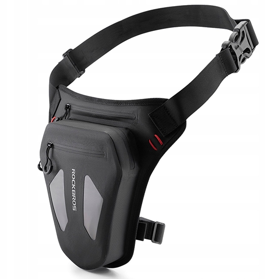 Picture of Torba motocyklowa Rockbros na nog, udo, pas, rami - czarna