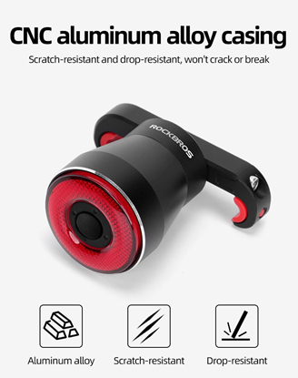 Picture of Rockbros Q5 rear bicycle light with intelligent st