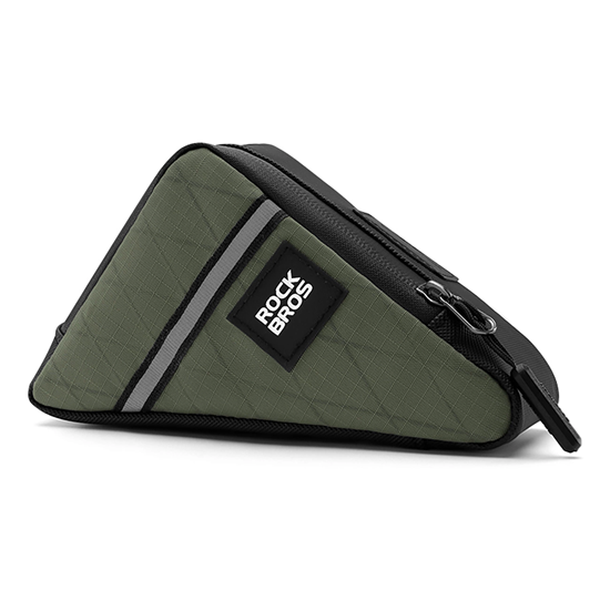 Изображение Rockbros Triangle Bike Frame Bag 0.3l - Green