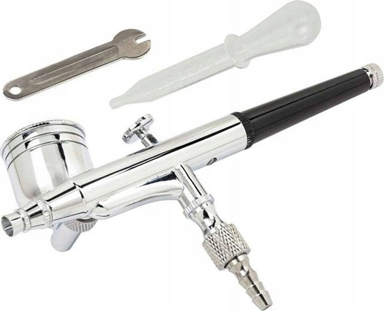 Изображение Rockforce Aerograf (dysza: 0,3mm, pojemno 6ml, boczny zbiornik)