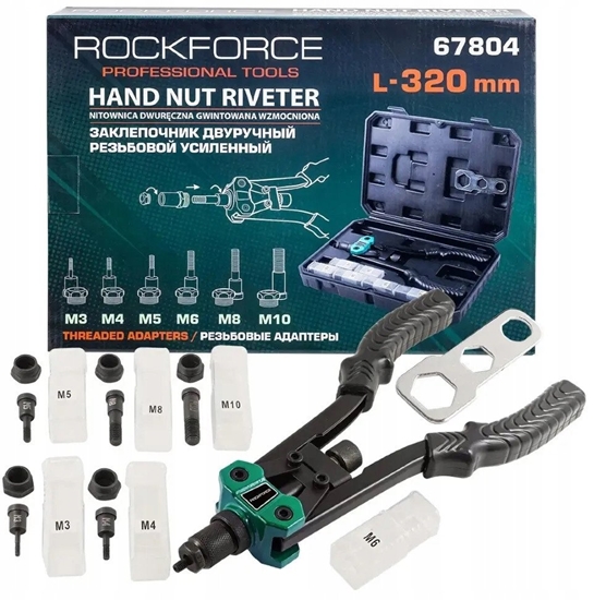 Picture of Rockforce Nitownica do nitonakrtek wzmocniona (L - 320mm,- M3, M4, M5, M6, M8, M10)