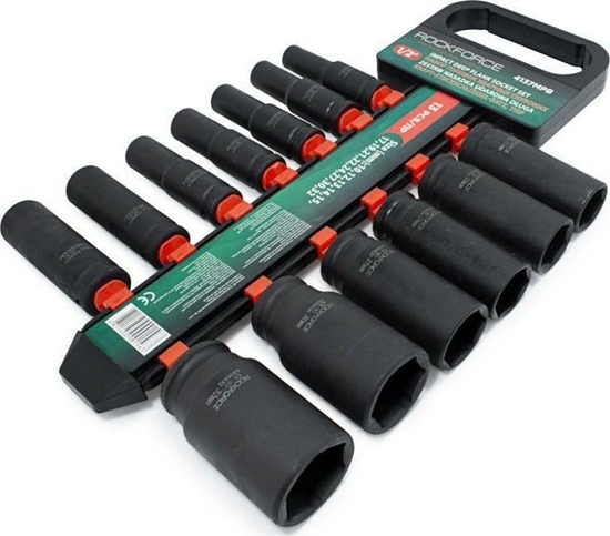 Picture of Rockforce ROCKFORCE NASADKI UDAROWE DUGIE 13szt.1/2" 10-32mm /WIESZAK