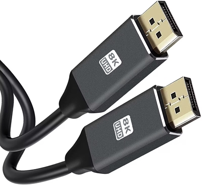 Изображение RoGer DisplayPort v1.4 8K UHD Cable 1.8m